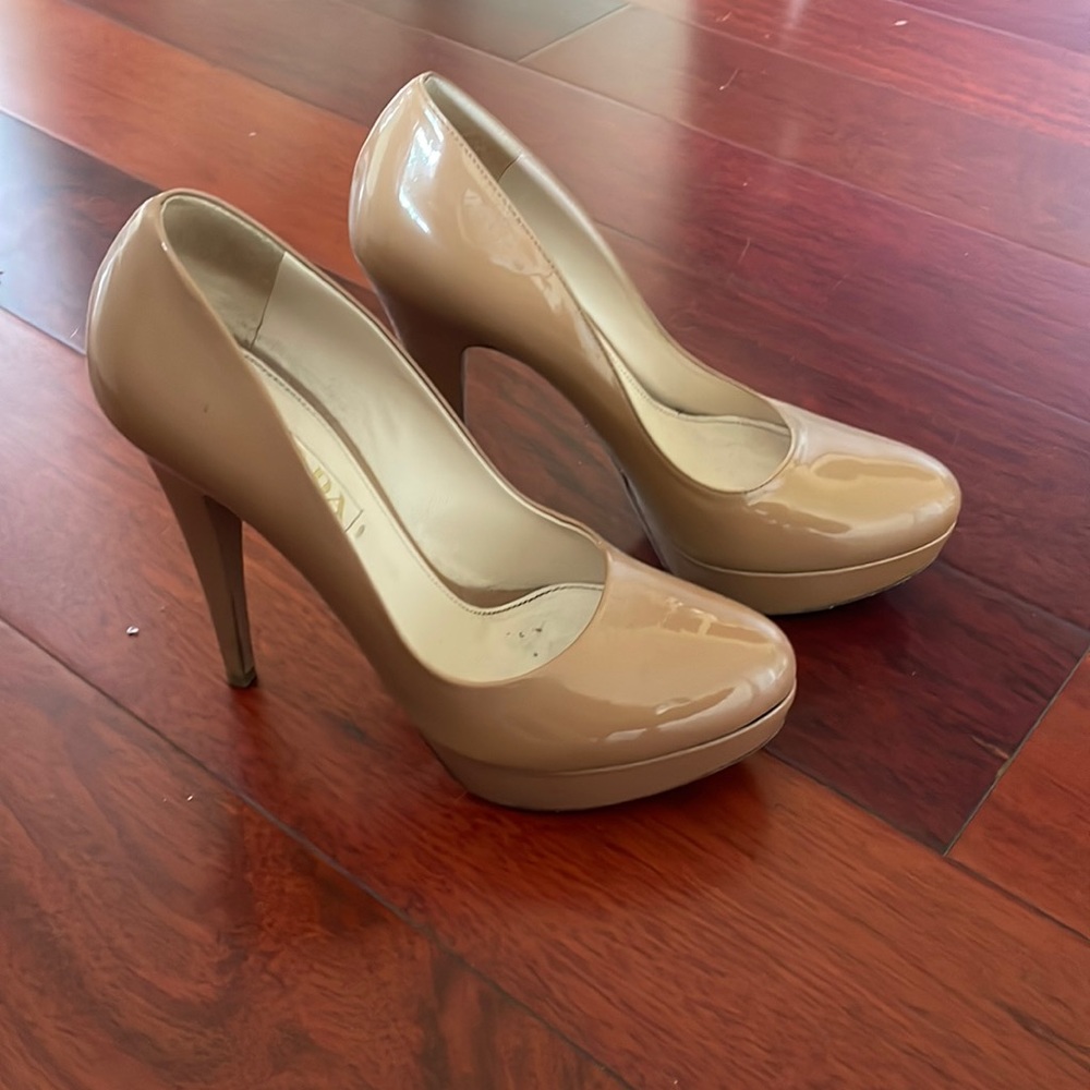 Prada patent leather heels